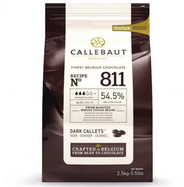 Chocolat Noir 811 Callebaut - 2.5kg